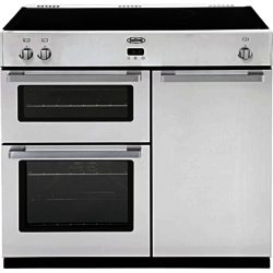 Belling DB4 90Ei 90cm Electric Induction Range Cooker in White